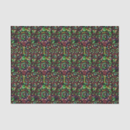  Flower Burst Abstract Tissuepapier (Voorkant)