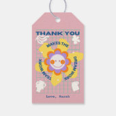 Flower Business Team Medewerker Collega Bedankt Cadeaulabel (Achterkant)