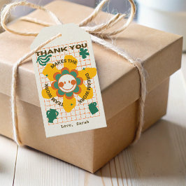 Flower Business Team Medewerker Collega Bedankt Cadeaulabel