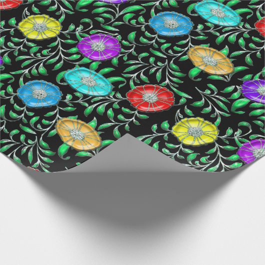 Flower  cadeaupapier (Hoek)