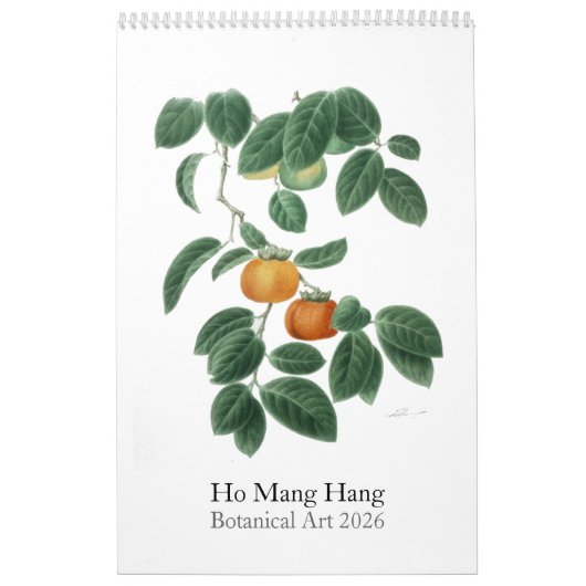 Flower calendar by Ho Mang Hang 2026 Kalender (Hoes)