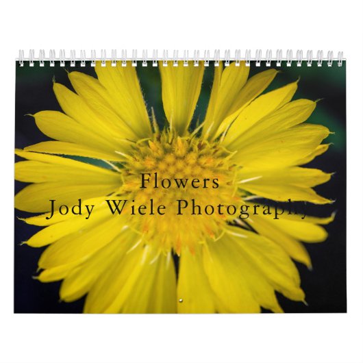 Flower Calendar by Jody Wiele Photography Kalender (Hoes)