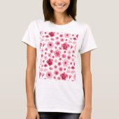 flower camiseta t-shirt (Voorkant)