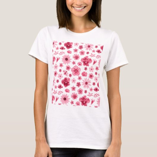 flower camiseta t-shirt (Voorkant)