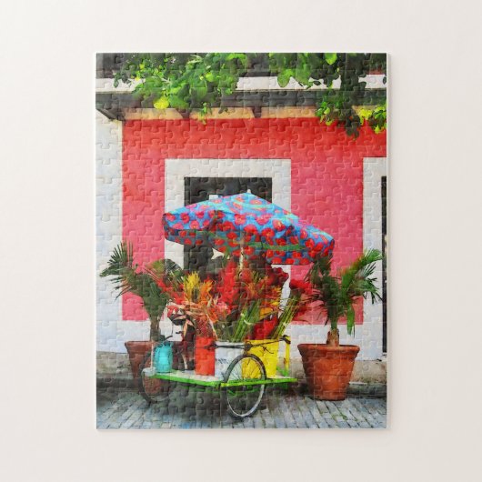 Flower Cart San Juan, Puerto Rico Legpuzzel (Verticaal)