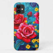 Flower Case-Mate iPhone Case (Achterkant)