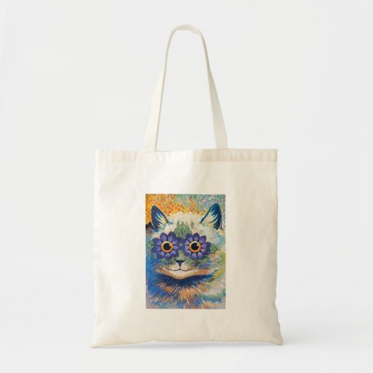 Flower Cat by Louis Wain Tote Bag (Voorkant)