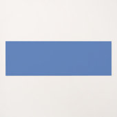 Flower Checkered Pattern No. 01 - Light Blue Yogamat (Achterkant (horizontaal))