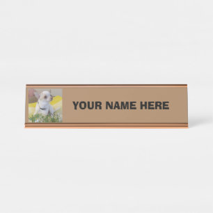 Flower Chihuahua Name Bord Bureau Naambordje