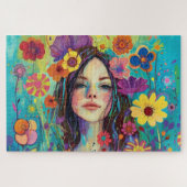 Flower Child Jigsaw Puzzel (Horizontaal)