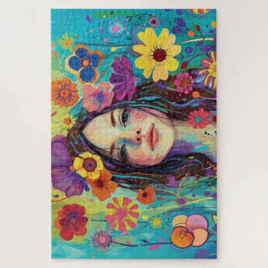 Flower Child Jigsaw Puzzel (Verticaal)