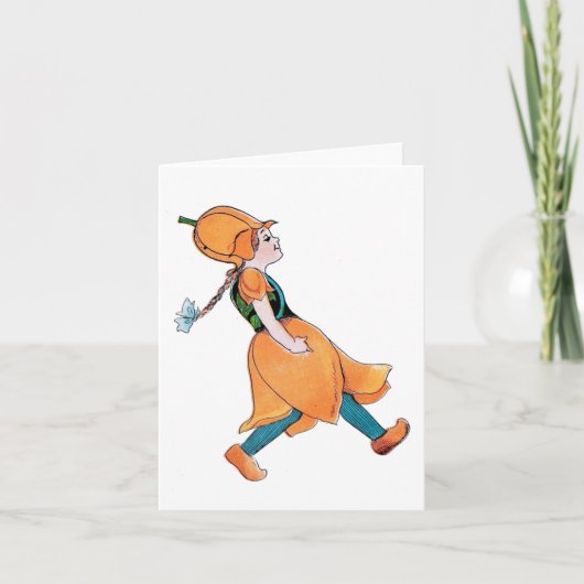  Flower Children Tulip Gevouwen Note Kaart (Voorkant)