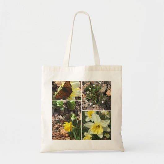 FLOWER COLLAGE-CANVAS TAS (Voorkant)