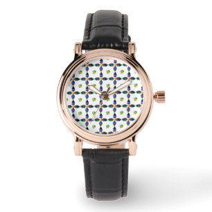Flower Color Art Illustration Horloge