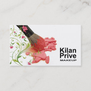"Flower Cosmetics" — Makeup Artist, Cosmetoloog Visitekaartje