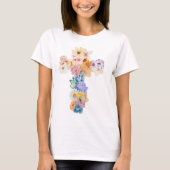 Flower Cross T-Shirt (Voorkant)