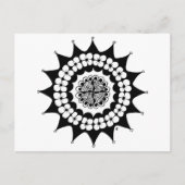 Flower Crown Zen Mandala Briefkaart (Voorkant)