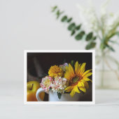 Flower Cup Stilleven Briefkaart (Staand voorkant)