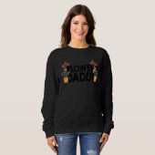 Flower Daddy Botanical Flowers Gardening Plant Lov Trui (Voorkant volledig)