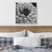 Flower Dahlia Canvas Afdruk (Insitu (Slaapkamer))