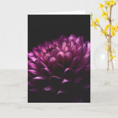 Flower Dahlia Kaart (Gele Bloem)