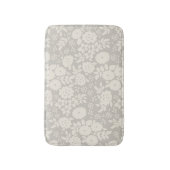 Flower Daisy Pattern Grijze Badmat (Voorkant Verticaal)