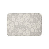 Flower Daisy Pattern Grijze Badmat (Voorkant)
