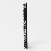 Flower Daisy  Zwart Patroon Case-Mate iPhone Case (Achterkant/links)