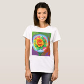 Flower Dames T-shirt (Voorkant volledig)