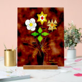 "Flower Delivery" (11" x 14") Acrylic Sign Acryl Bord (Huwelijk)