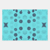 Flower Design 3 sets inpakpapier (Voorkant 2)