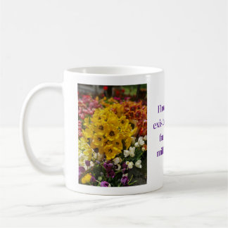 Flower design coffee mug koffiemok