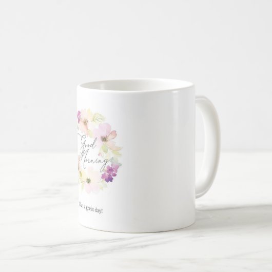flower 🌺 design cup koffiemok (Voorkant rechts)