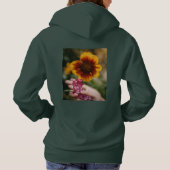 Flower design dames hoodies (Achterkant)