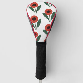 Flower Design golfkop Hoesje Golfheadcover