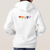 Flower Design Hoodie/ Sweatshirt (Achterkant)