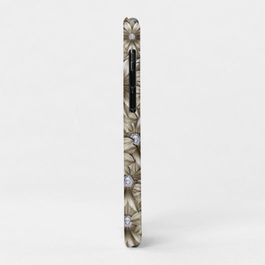 Flower Diamonds iPhone Case (Achterkant/links)