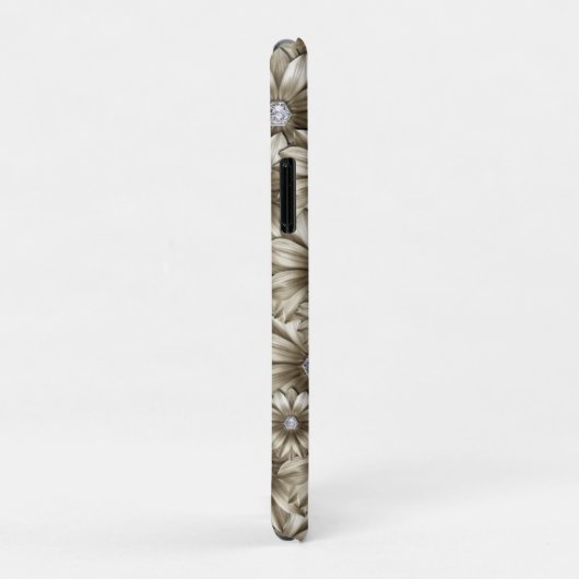 Flower Diamonds iPhone Case (Achterkant/rechts)