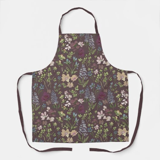Flower Doodles All-Over Print Schort (Voorkant)