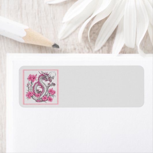 Flower Dragon retour adres label (Insitu)