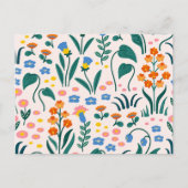 Flower Drawing Briefkaart (Voorkant)