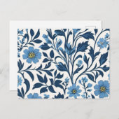 Flower Duet Feestdagenkaart (Voorkant / Achterkant)