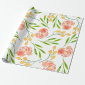 Flower Earrings Cadeaupapier (Uitgerold)