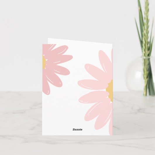 Flower Employee Staff Happy Retirement Kaart (Achterkant)