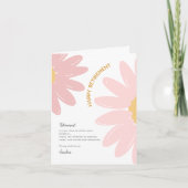 Flower Employee Staff Happy Retirement Kaart (Voorkant)