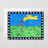 Flower Faerie Briefkaart (Voorkant / Achterkant)