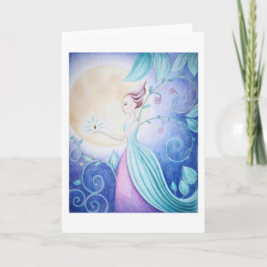 Flower Faery Greeting card Kaart (Voorkant)