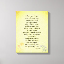  Flower Fairies Inspirerend vers Canvas Afdruk