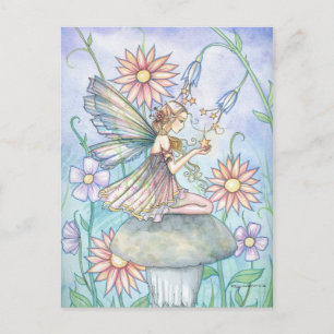 Flower Fairy Art beroemd gemaakt door Molly Harri Briefkaart