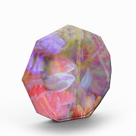 Flower Fairy dubbele belichting fantasy kunst Fotoblokken